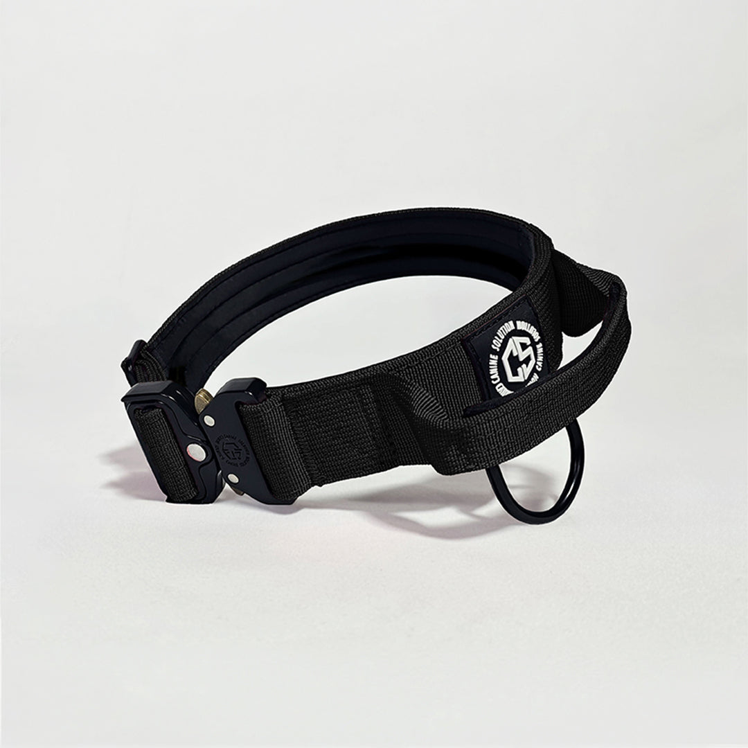Collare con Maniglia Nero