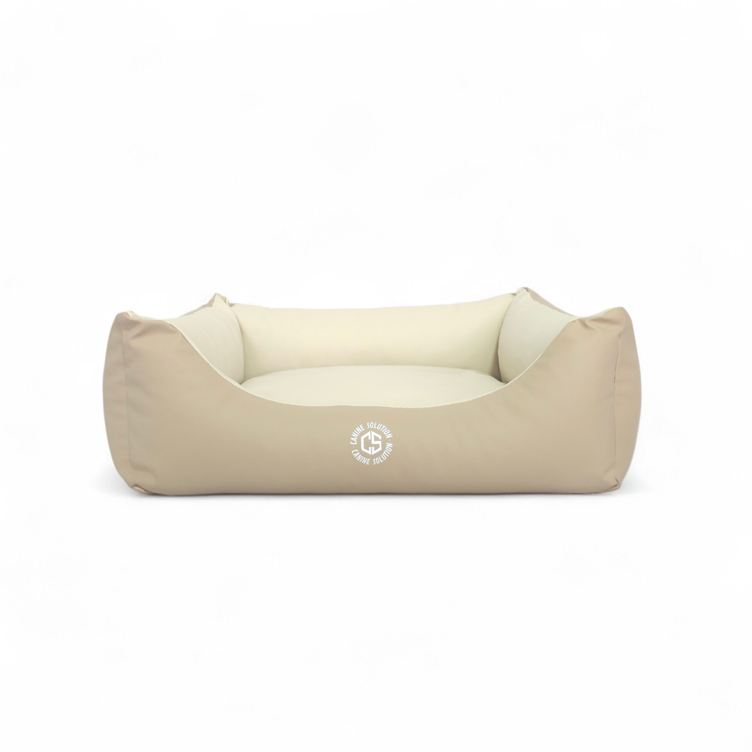 Cuccia Waterproof Fodera Ecopelle Camel Panna