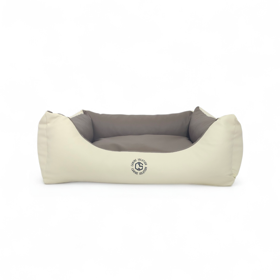 Cuccia Waterproof Fodera Ecopelle Panna Tabac