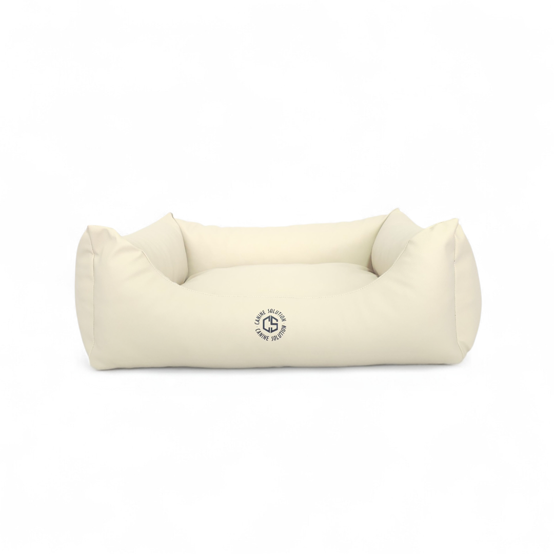 Cuccia Waterproof Fodera Ecopelle Panna