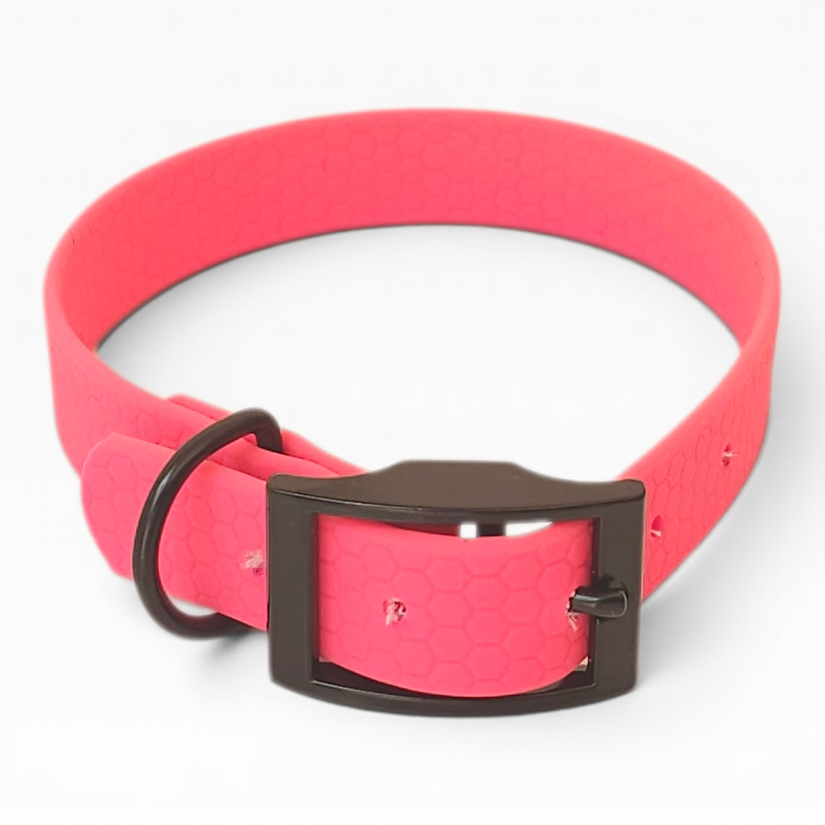 Collari Morbidi Fettuccia Impermeabile Rosa Fluo