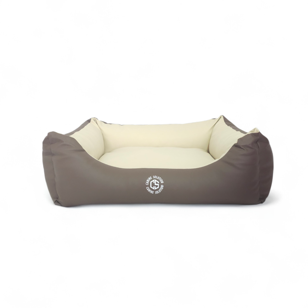 Cuccia Waterproof Fodera Ecopelle Tabac Panna