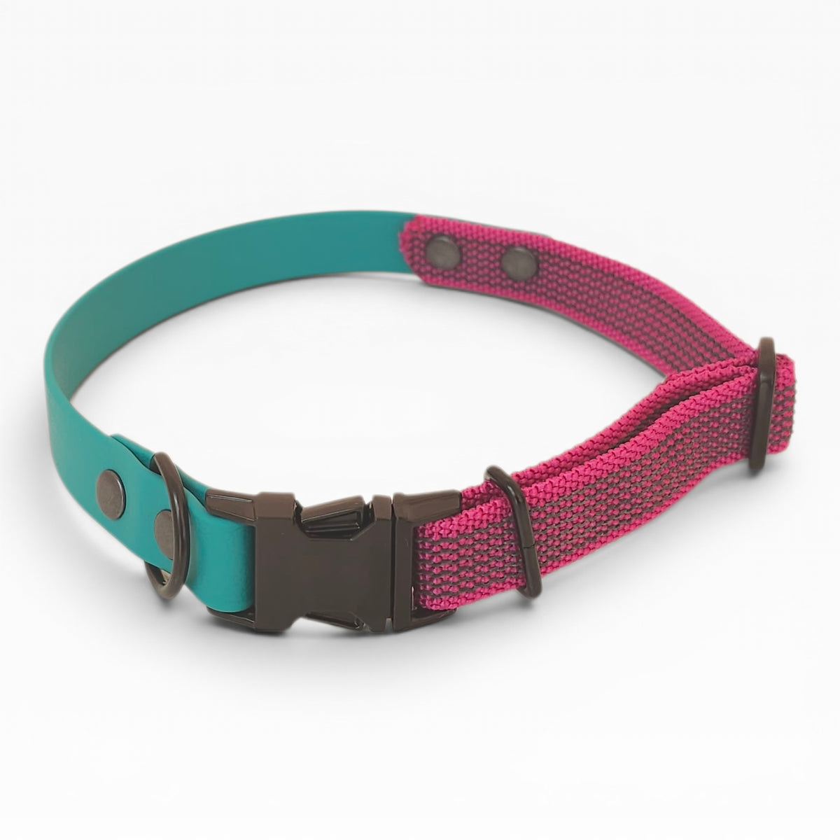 Collari Fettuccia Impermeabile e Antiscivolo Turchese Fucsia